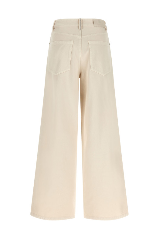 'Relaxed' jeans Beige