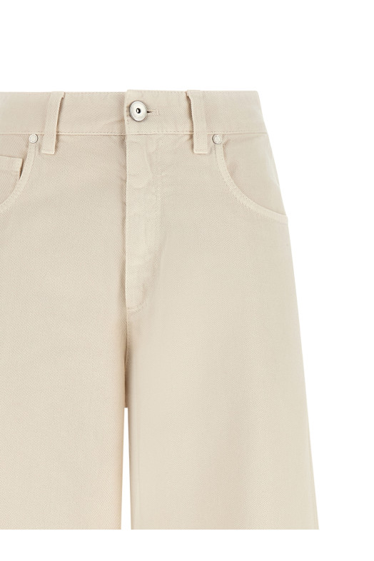 'Relaxed' jeans Beige
