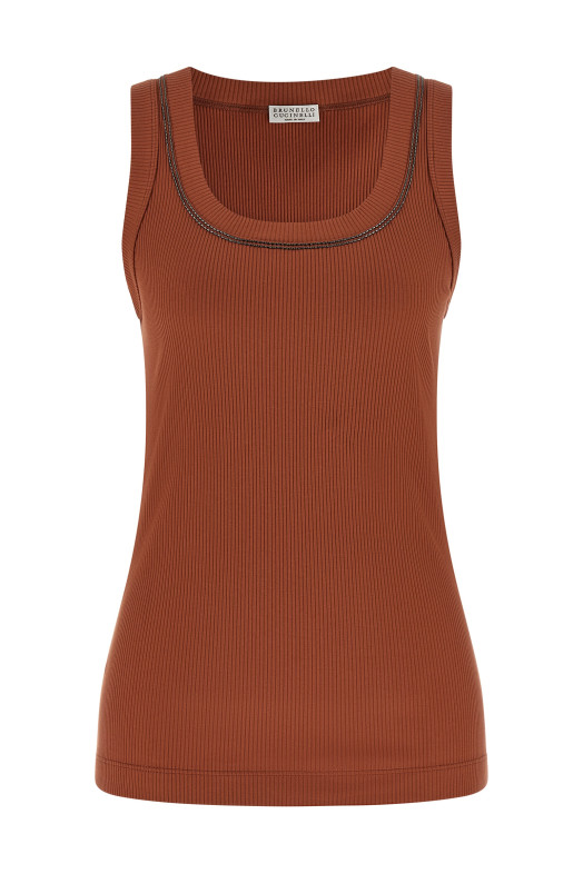Топ «Shiny Trim», коричневый MG902BW710C8604