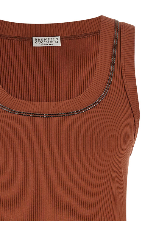 Топ «Shiny Trim», коричневый MG902BW710C8604