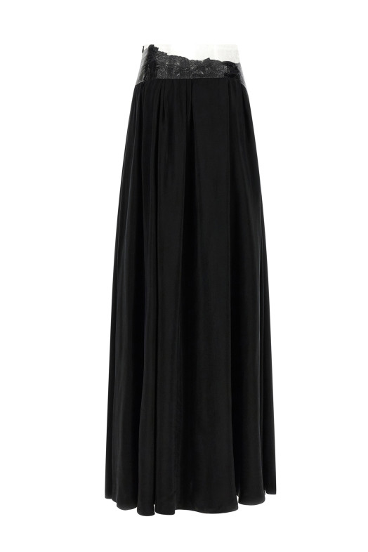 'Taped' skirt Black