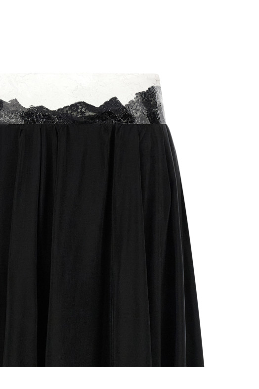 'Taped' skirt Black