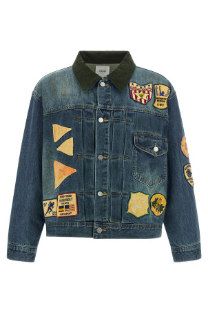 Куртка «Патчворк», синя FOSS26JA040126324