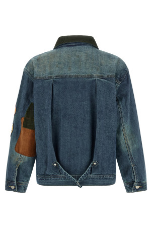 Куртка «Патчворк», синя FOSS26JA040126324