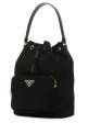 Black Re-Nylon Duet bucket bag Black PRADA (1BH038VUOPRV44)