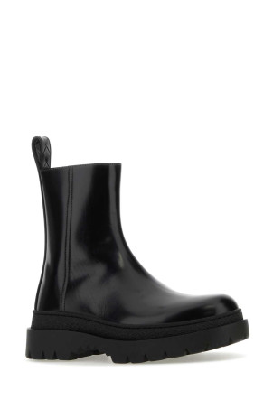 Black leather Highway ankle boots Black BOTTEGA VENETA (775280V3NS0)