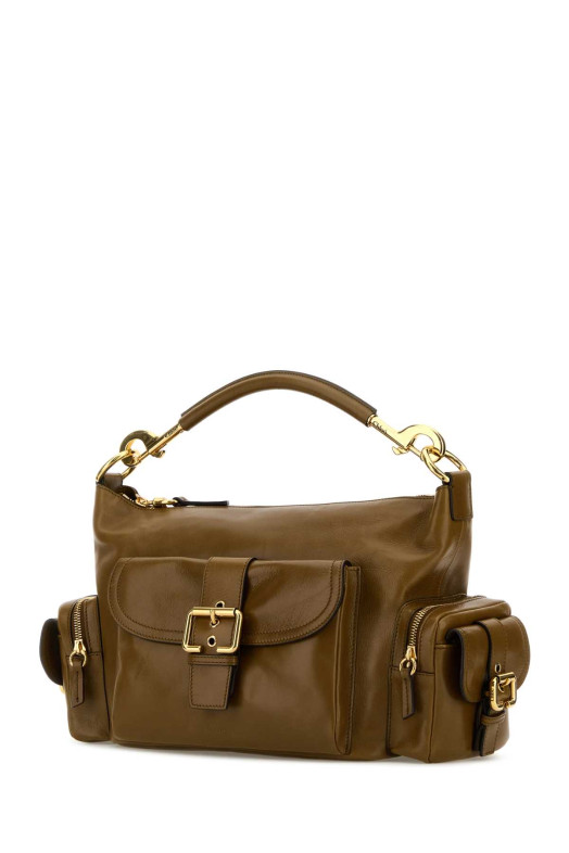 Khaki leather Camera Bag handbag CHLOE (CHC24AS533N83)
