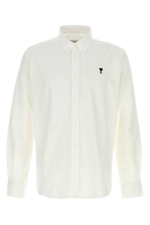 White oxford shirt White AMI (HSH763CO0031)