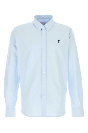 Light blue oxford shirt Fuchsia AMI (HSH763CO0031)