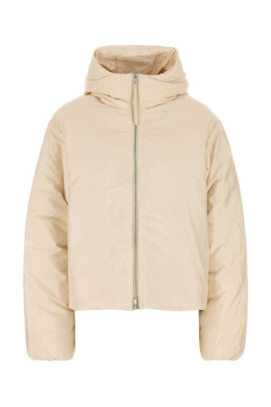Cream nylon blend down jacket JIL SANDER (J40AF0142J70003)