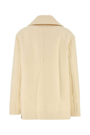 Cream wool coat JIL SANDER (J40AM0106J40004)