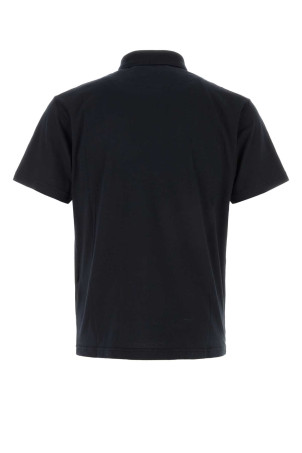 Бавовняна сорочка-поло темно-синього кольору Black STONE ISLAND (L1S152200013S0057)