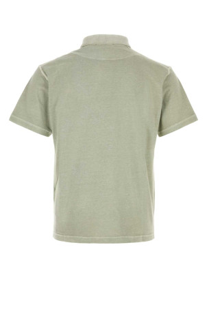 Бавовняна сорочка-поло салатового кольору STONE ISLAND (L1S152200013S0057)