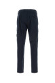 Navy blue stretch cotton cargo pant Black STONE ISLAND (L1S153100032S0A10)