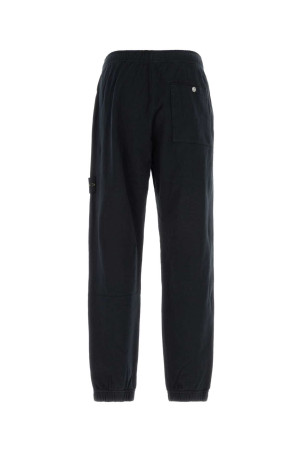 Бавовняні джоггери темно-синього кольору Black STONE ISLAND (L1S156200012S0060)
