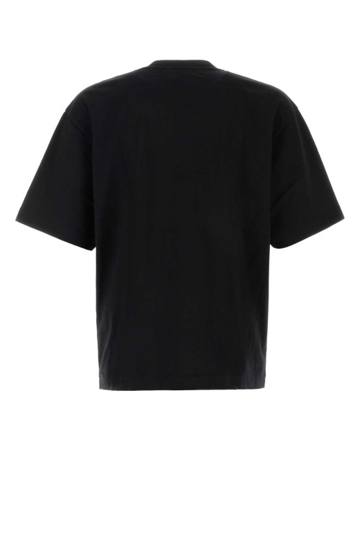 Black cotton oversize t-shirt OFF WHITE (OMAA120Z26JER0)