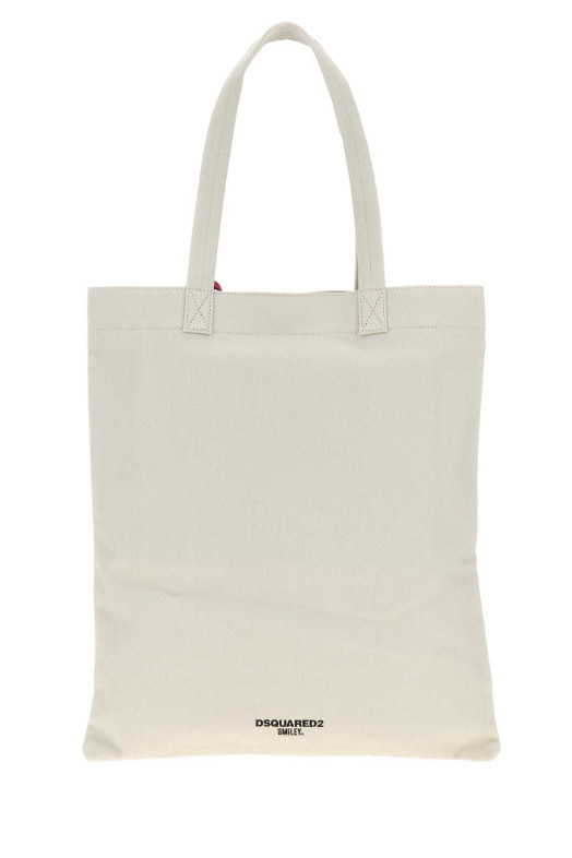 Сумка для покупок из мелового полотна DSQUARED (SPM010800308781) DSQUARED2