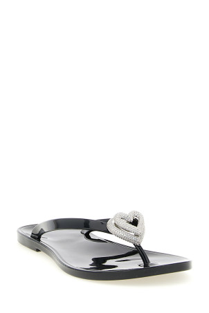 Сандалі «Double Heart», чорні SS26S088805GUMBLK