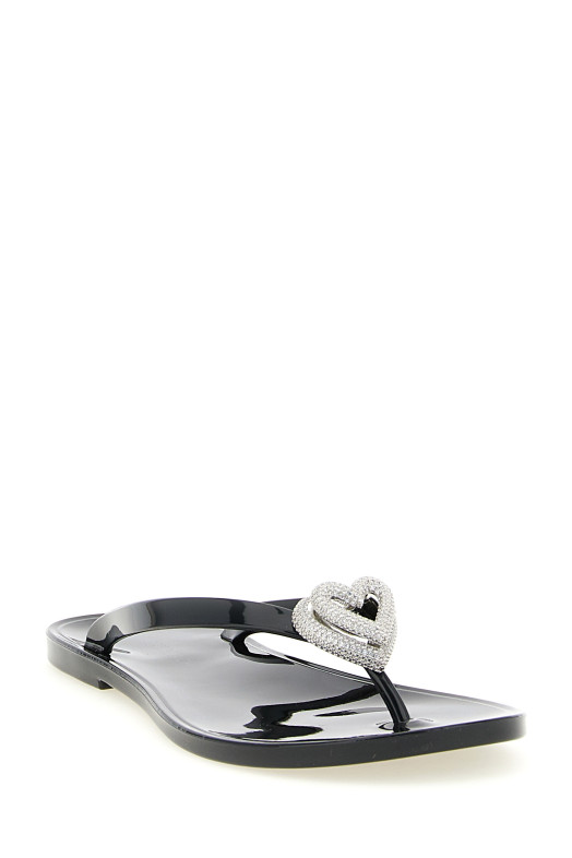 Сандалии «Double Heart», черные SS26S088805GUMBLK