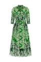 'Aster' dress Green
