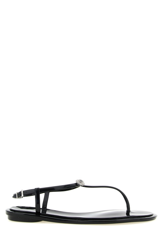 Сандалии «Double Bow», черные SS26S114205GUMBLK