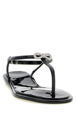 Сандалі «Double Bow», чорні SS26S114205GUMBLK