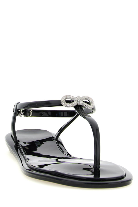 Сандалии «Double Bow», черные SS26S114205GUMBLK