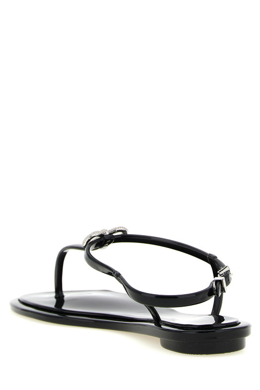 Сандалии «Double Bow», черные SS26S114205GUMBLK