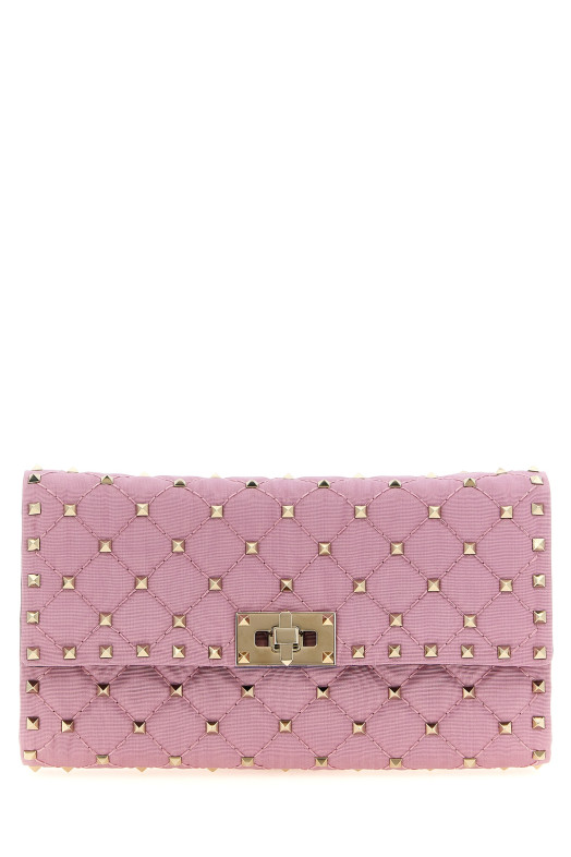 Valentino Garavani 'Rockstud Spike' Shoulder Bag Pink