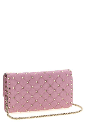 Valentino Garavani 'Rockstud Spike' Shoulder Bag Pink