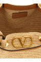 Сумка Valentino Garavani из рафии среднего размера, бежевого цвета W2B0T01QCLQZW