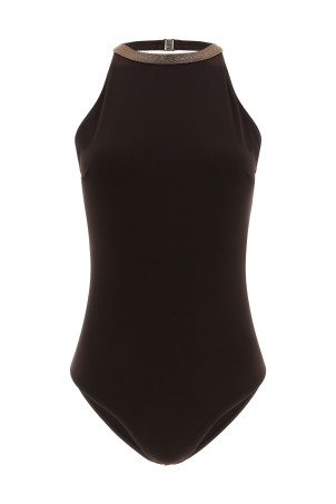 Суцільний купальник «Precious Collar», коричневий MQ965VS879C499