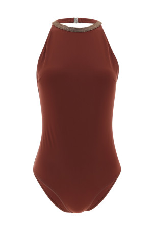 Суцільний купальник «Precious Collar», бордовий MQ965VS879C9093