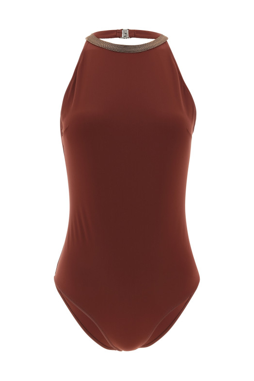 Цельный купальник «Precious Collar», бордовый MQ965VS879C9093