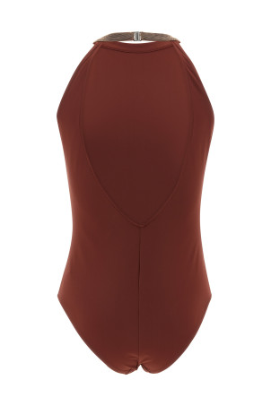 Суцільний купальник «Precious Collar», бордовий MQ965VS879C9093