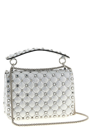 Сумка через плече Valentino Garavani «Rockstud Spike», срібна W0B0122EDUGN5