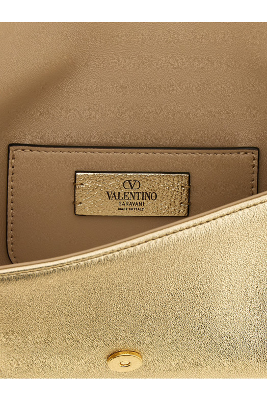 Valentino Garavani 'DeVain' small shoulder bag Gold