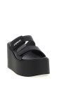 'Patch Wedge Sandal' wedges Black