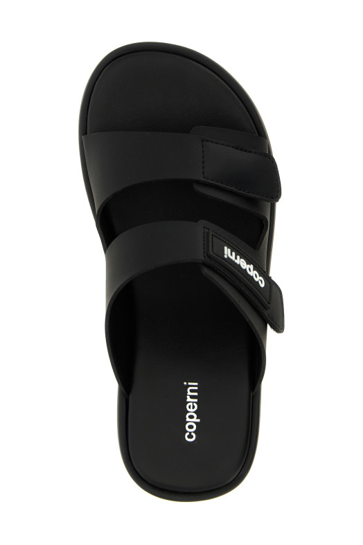 'Patch Wedge Sandal' wedges Black