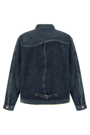 Куртка с извилистыми швами, синяя UNDERCOVER UC1F42041INDIGO