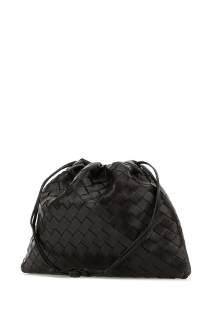 Коричневый кожаный клатч среднего размера BOTTEGA VENETA (796728V3IV1)