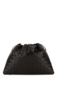 Коричневый кожаный клатч среднего размера BOTTEGA VENETA (796728V3IV1)