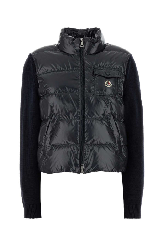 Midnight blue wool jacket Blue MONCLER (L10939B00023M7774)