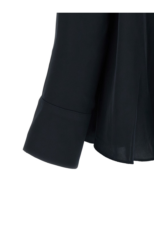 Блузка «Satin Bow», синяя 11511023182318