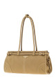 Бежевая сумка через плечо Prada Bonnie из нубука (PRADA, 1BA426VMOM2GB8)