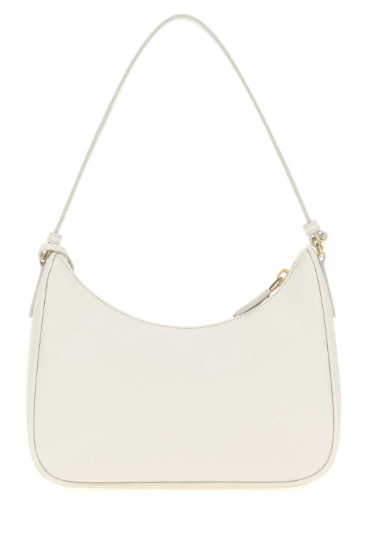 Кожаная сумка через плечо Prada Re-Edition 2005 цвета «мел» (PRADA, 1N204WNZV)