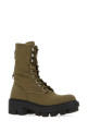 Olive green canvas boots PRADA (1U476OF055010)