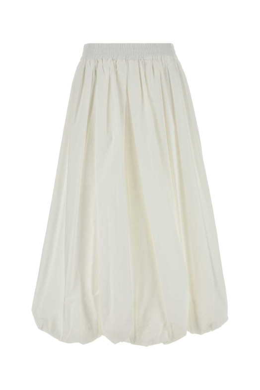 Юбка из белого поплина Nuvole от WEEKEND (2615101013600) WEEKEND MAX MARA