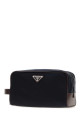 Косметичка Prada Speedrock из материала Re-Nylon темно-синего цвета, синяя PRADA (2NA0022HE1)