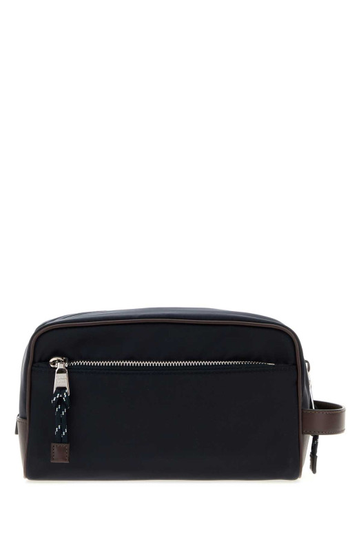 Косметичка Prada Speedrock из материала Re-Nylon темно-синего цвета, синяя PRADA (2NA0022HE1)